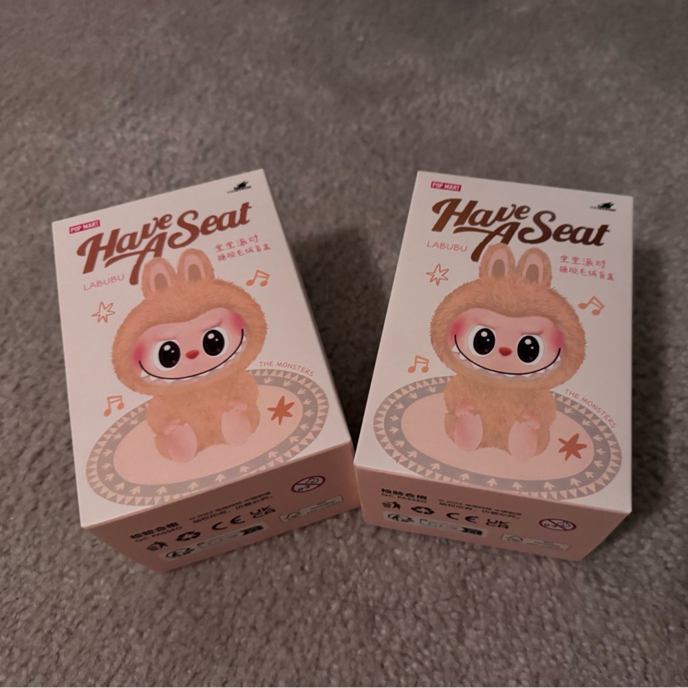 New In Sealed Box, Labubu Have a Seat Series Dada